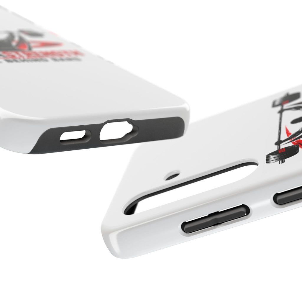 Ultra Strength 'Life Behind Bars' Tough Phone Case — Weightlifting Barbell Design