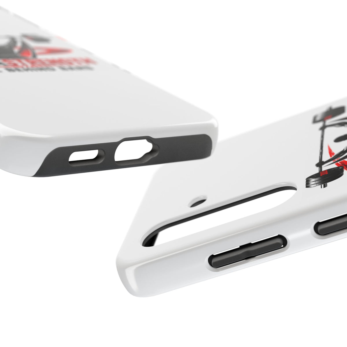 Ultra Strength 'Life Behind Bars' Tough Phone Case — Weightlifting Barbell Design