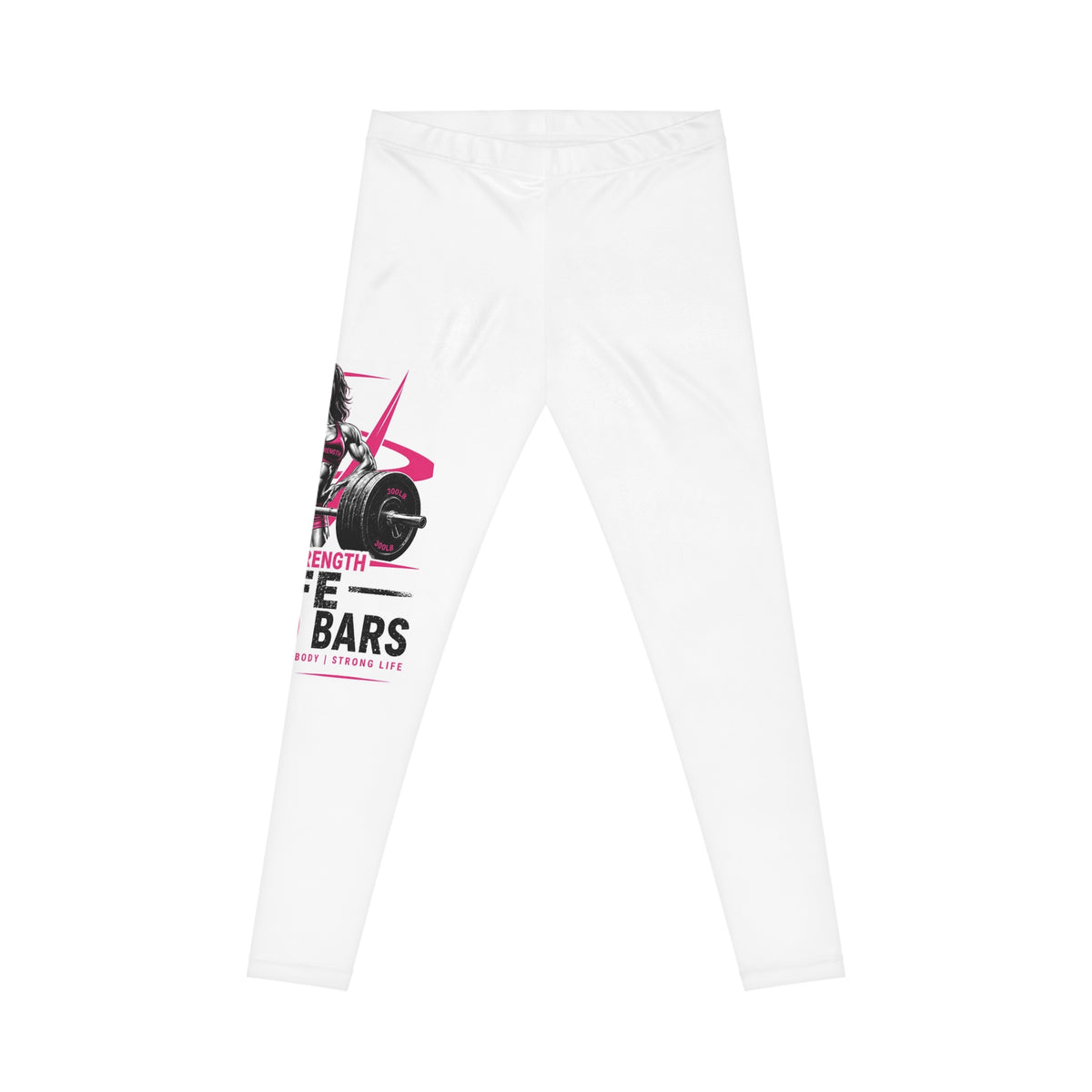 Barbell Strength Leggings — "Lift the Bars" Women's Fitness Leggings