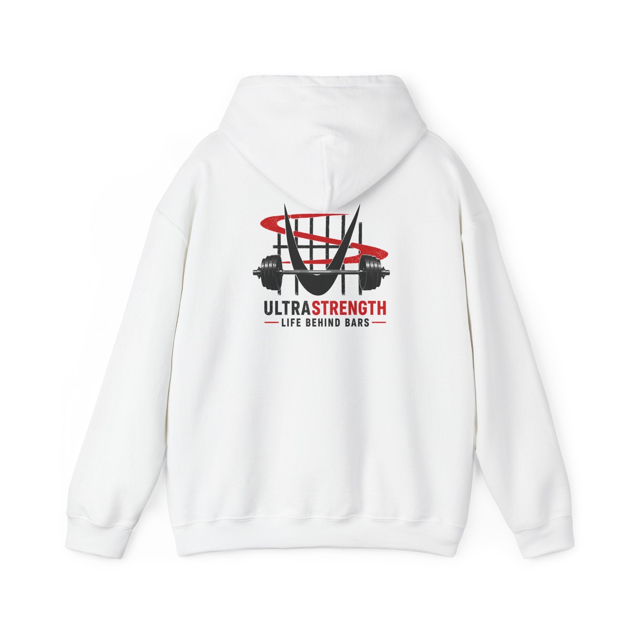 Strength Hoodie — "Ultrastrength: Life Behind Bars" Gym Pullover