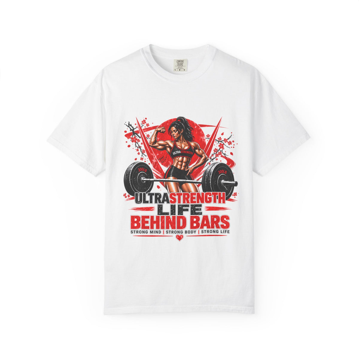 Ultra Strength Life Behind Bars Fitness T-Shirt
