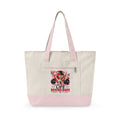 Fitness Graphic Canvas Tote — “Life Behind Bars” Zippered Gym Tote