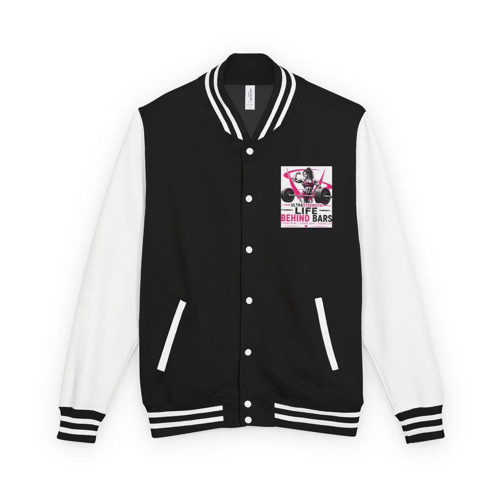 Letterman Jacket — "Life Behind Bars" Weightlifting Varsity Jacket