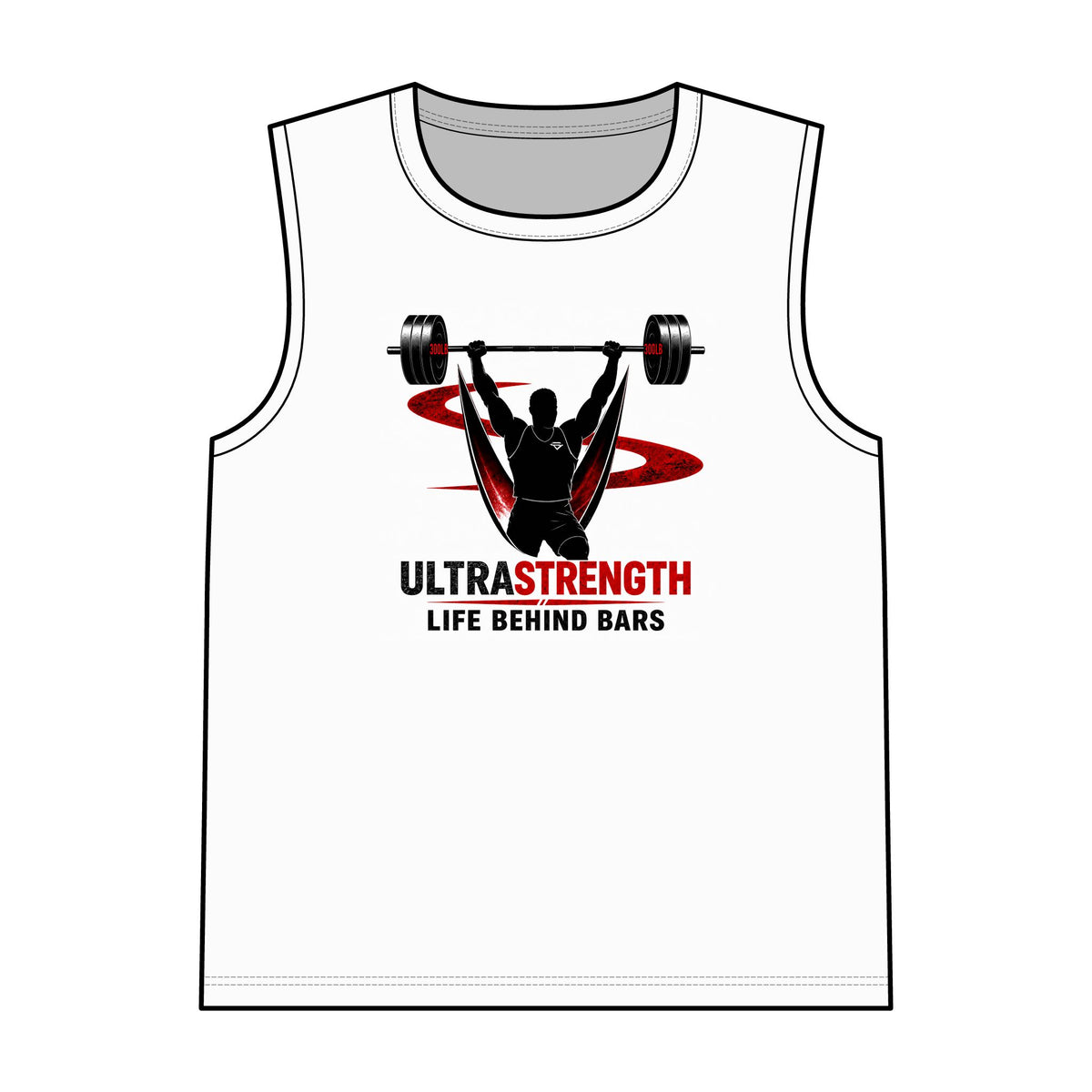 UltraStrength Muscle Tank — "Life Behind Bars" Weightlifting Tank Top