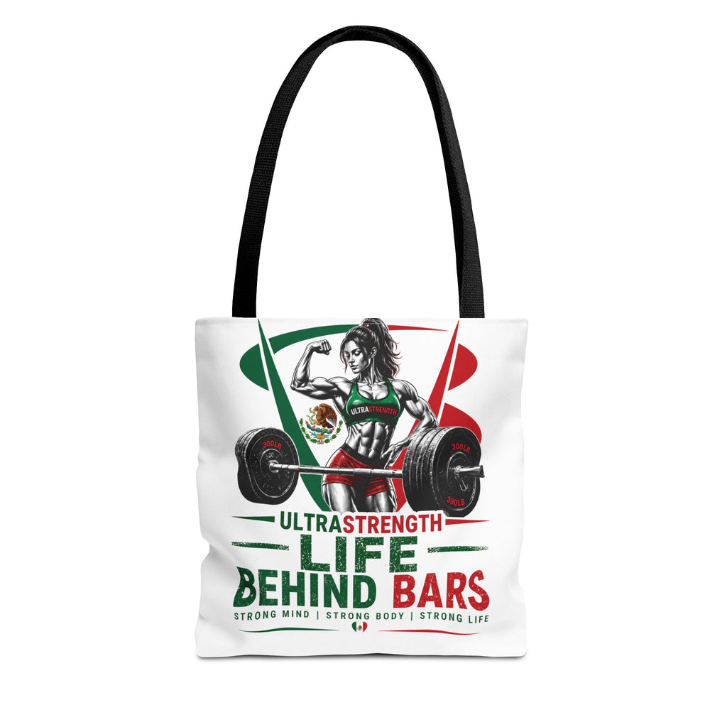 Life Behind Bars Weightlifting Tote Bag — Ultra Strength Fitness Gym Bag