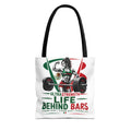 Life Behind Bars Weightlifting Tote Bag — Ultra Strength Fitness Gym Bag