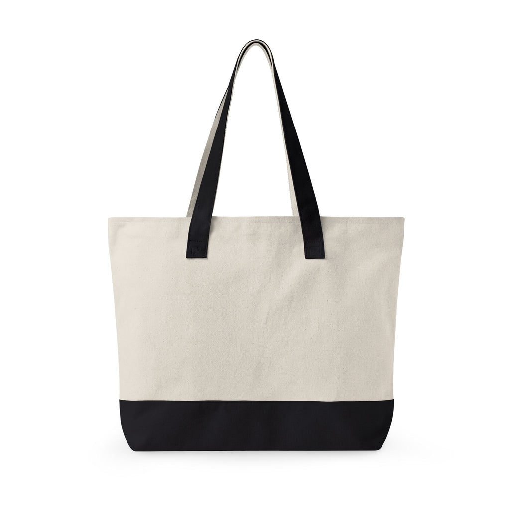 Weightlifting Tote Bag — "Life Behind Bars" Gym Canvas Zippered Tote