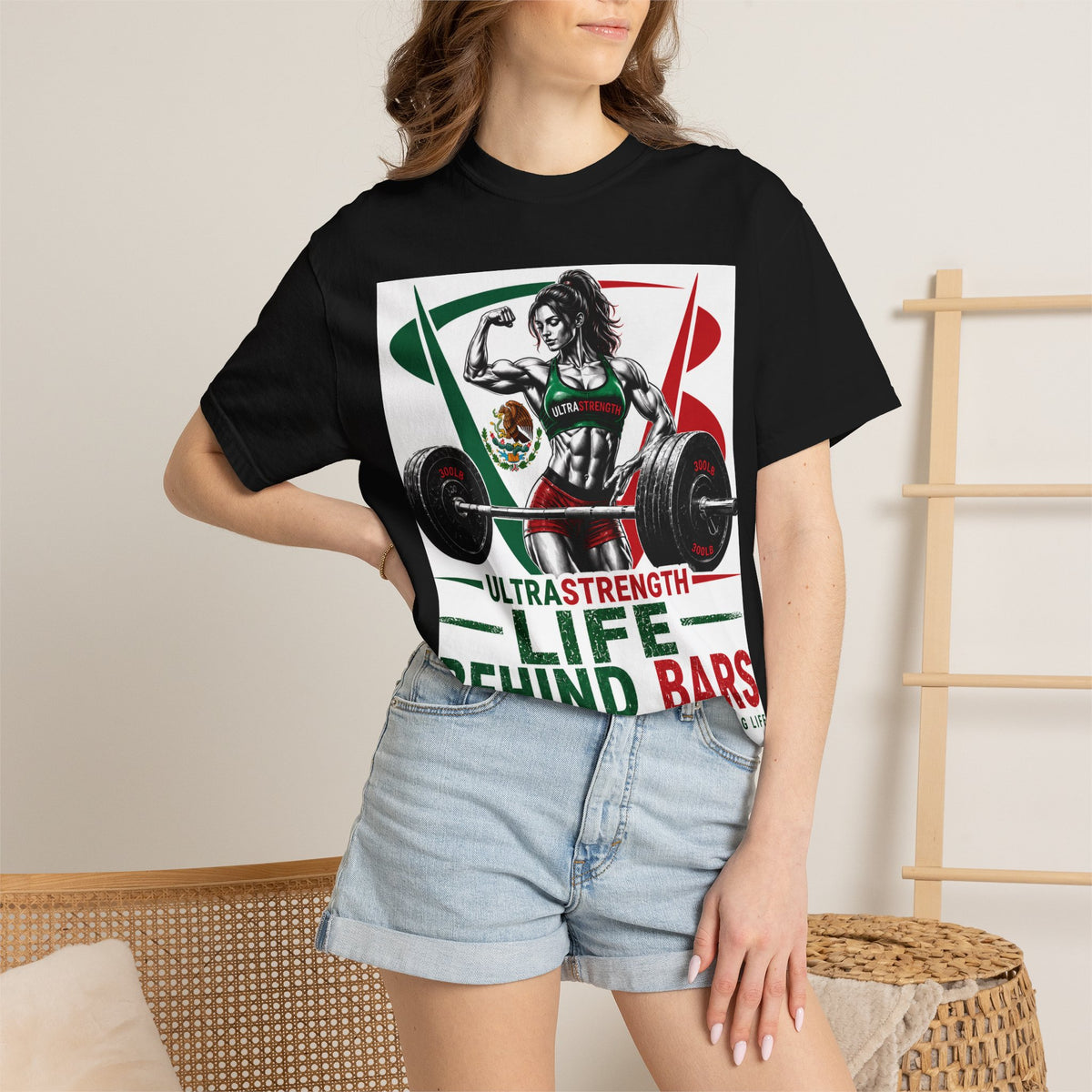 Life Behind Bars Weightlifting T‑Shirt — Ultra Strength Gym Tee