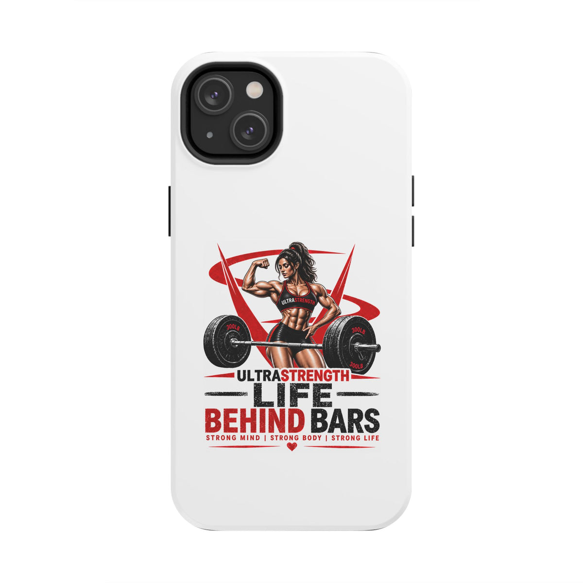 Phone Case — 'Life Behind Bars' Weightlifting Strength Gym Phone Cover