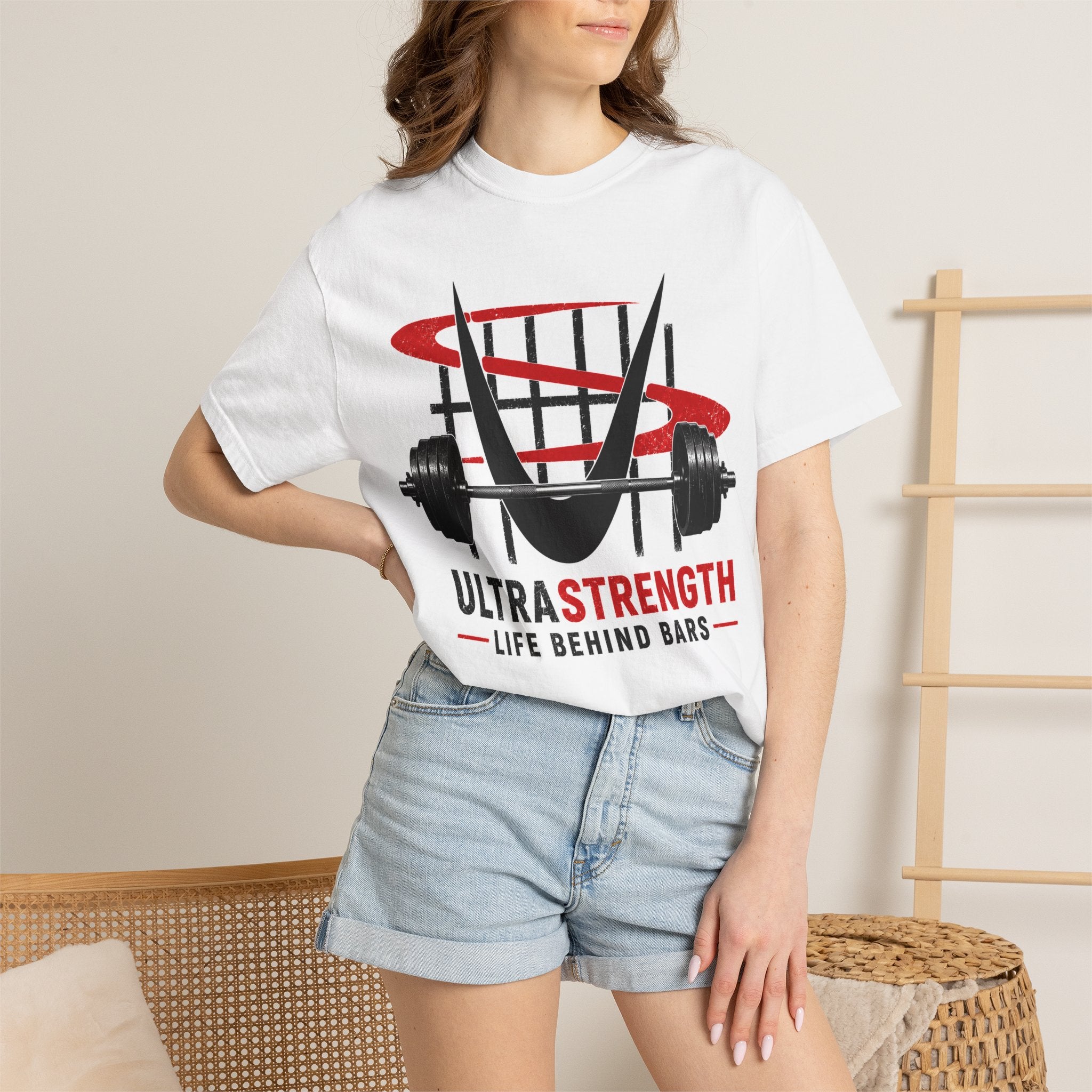 UltraStrength 'Life Behind Bars' Weightlifting T-Shirt