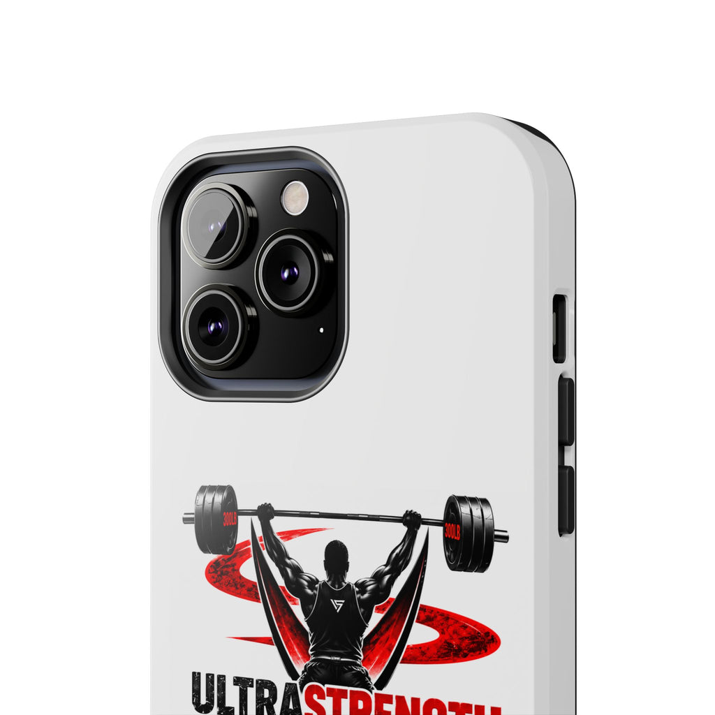 Ultra Strength 'Life Behind Bars' Tough Phone Case — Weightlifting Barbell Design