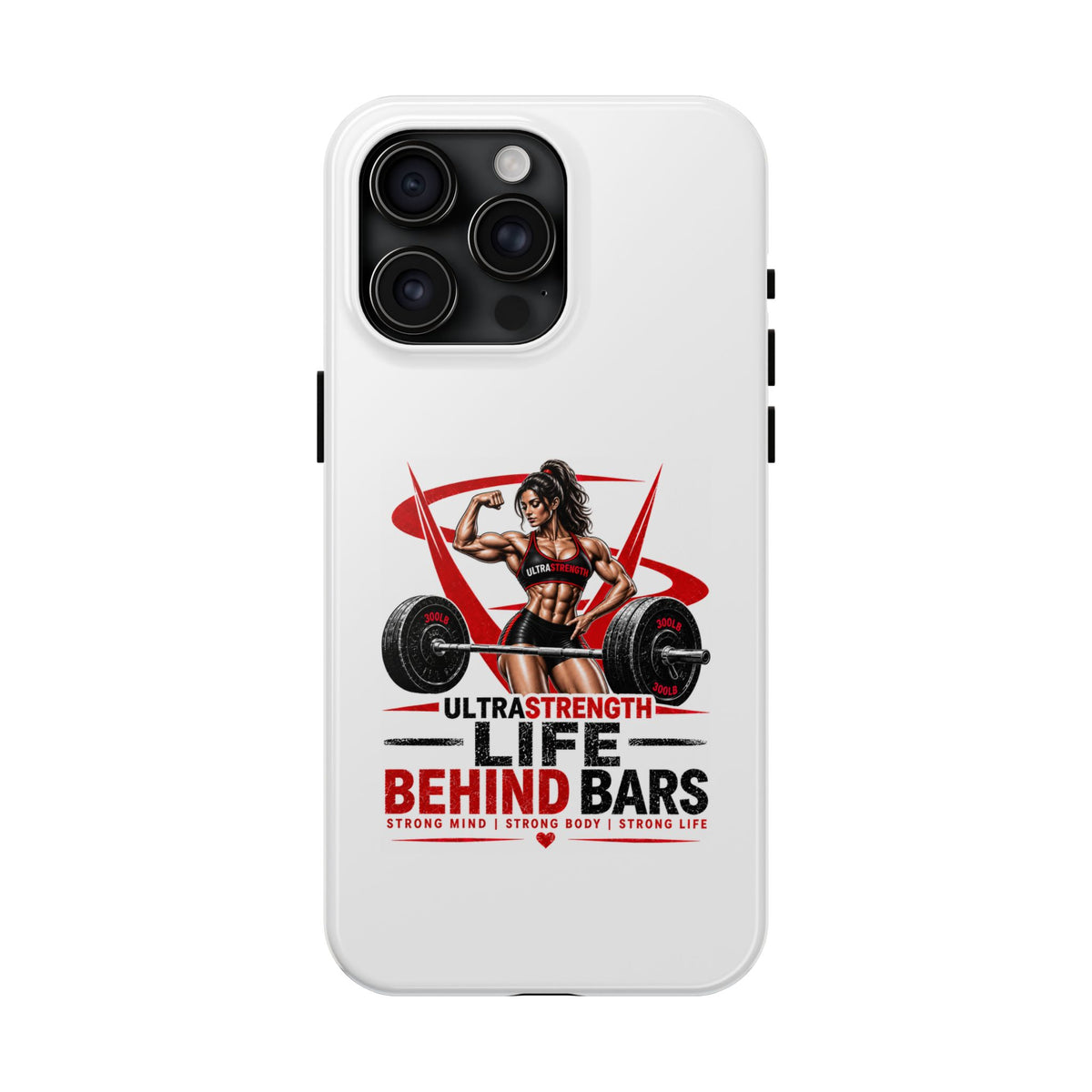 Phone Case — 'Life Behind Bars' Weightlifting Strength Gym Phone Cover