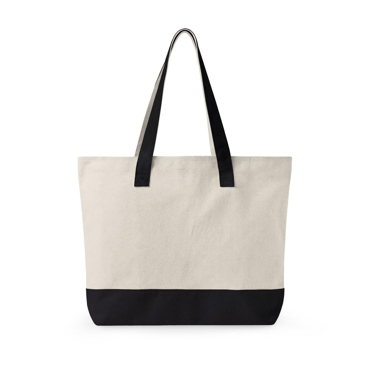 Canvas Tote Bag — “Life Behind Bars” Biker American Flag Design