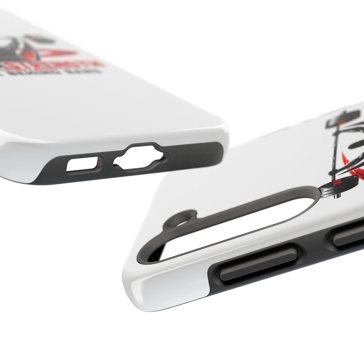 Ultra Strength 'Life Behind Bars' Tough Phone Case — Weightlifting Barbell Design