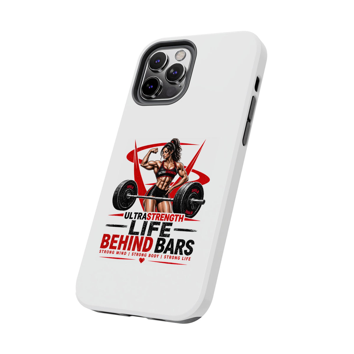 Phone Case — 'Life Behind Bars' Weightlifting Strength Gym Phone Cover