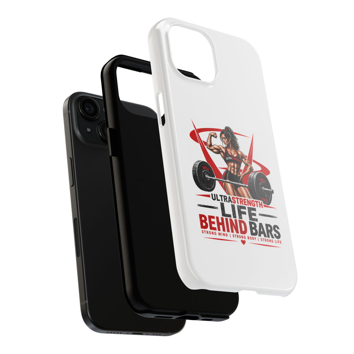 Phone Case — 'Life Behind Bars' Weightlifting Strength Gym Phone Cover