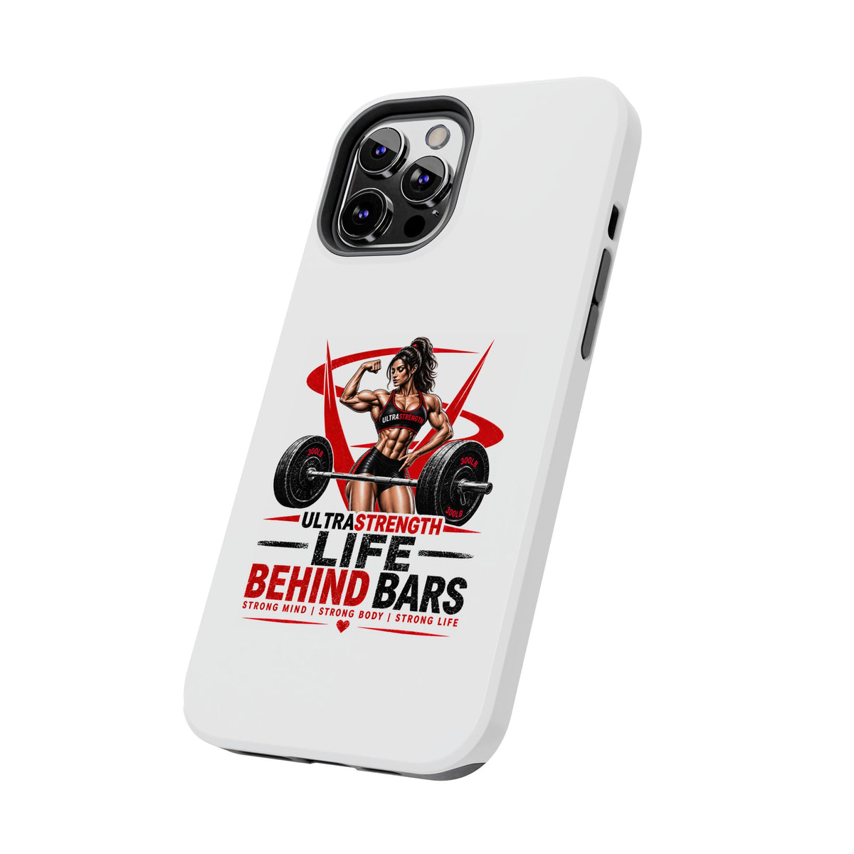 Phone Case — 'Life Behind Bars' Weightlifting Strength Gym Phone Cover