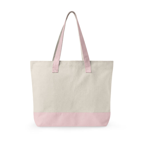 'Life Behind Bars' Zippered Canvas Tote