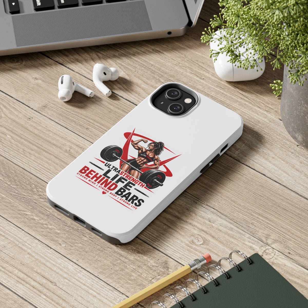 Phone Case — 'Life Behind Bars' Weightlifting Strength Gym Phone Cover