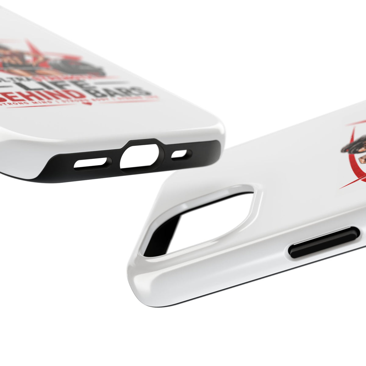 Phone Case — 'Life Behind Bars' Weightlifting Strength Gym Phone Cover