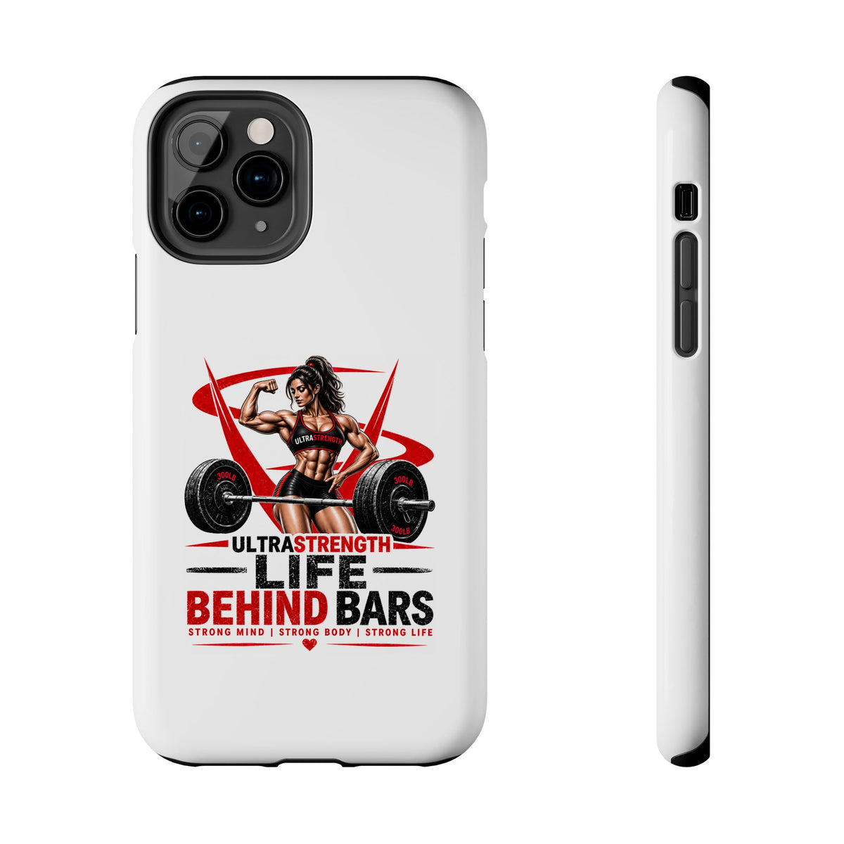 Phone Case — 'Life Behind Bars' Weightlifting Strength Gym Phone Cover
