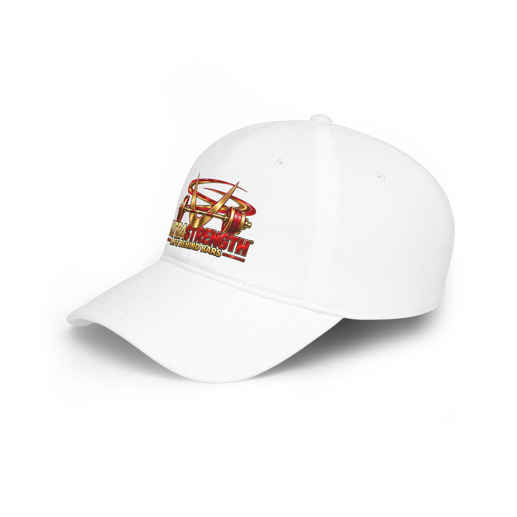 Low Profile Baseball Cap — 'Ultra the Wolf: Life Behind Bars' Gold Emblem Hat