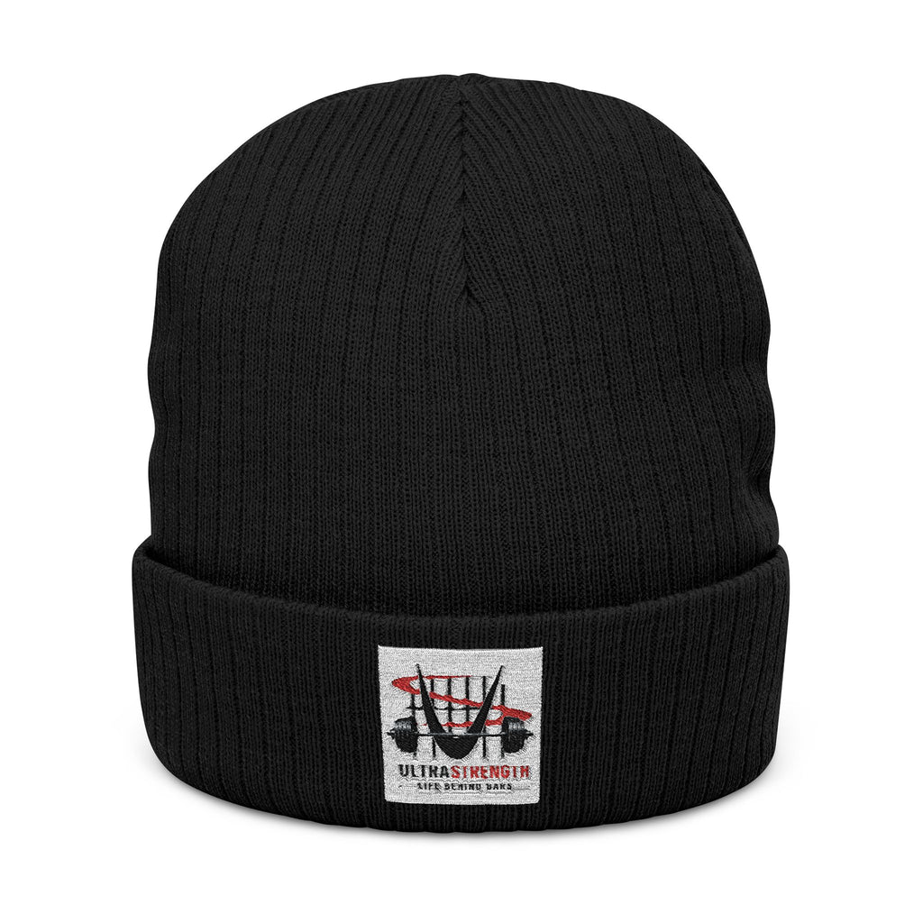 Ribbed Knit Beanie (Embroidery)