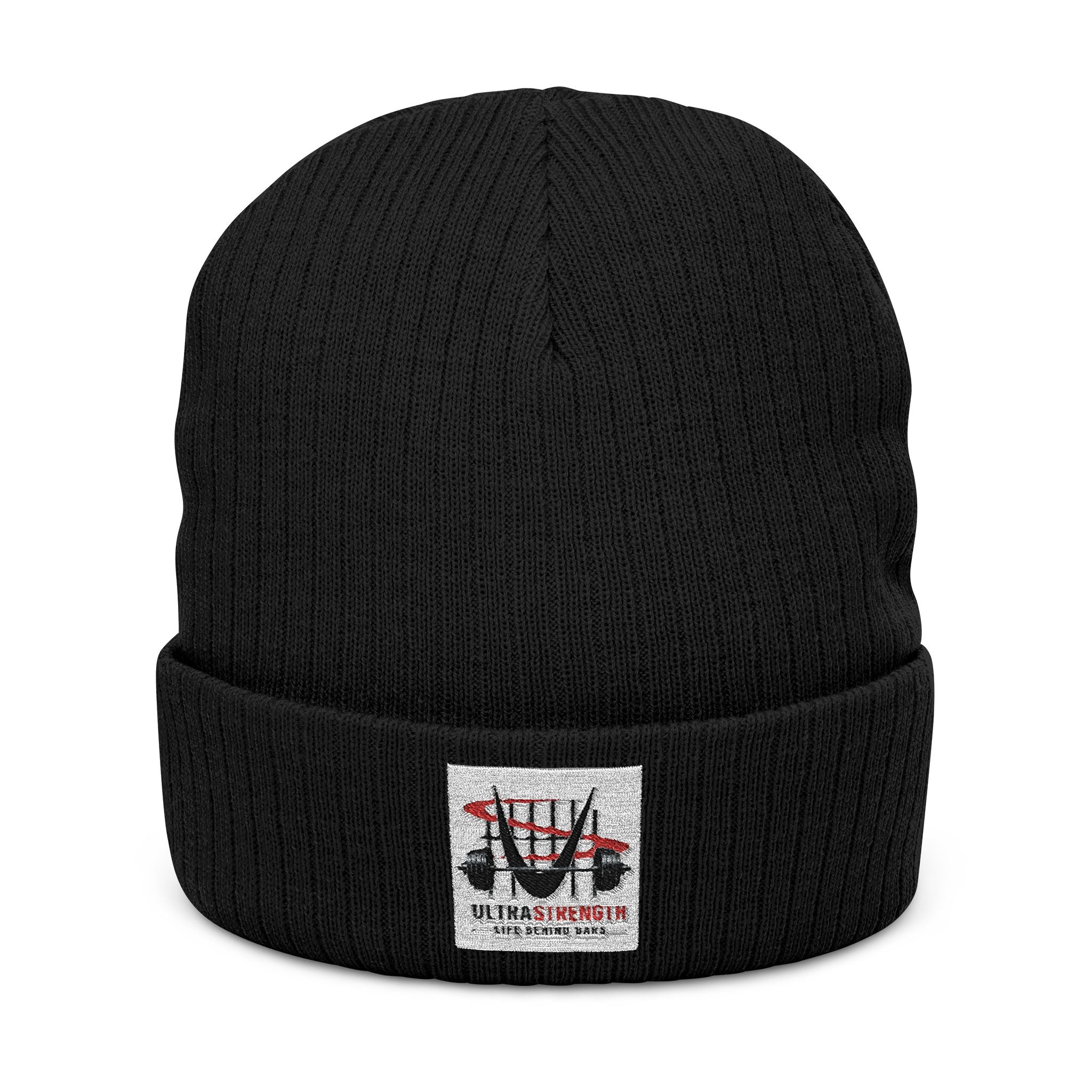 Ribbed Knit Beanie (Embroidery)
