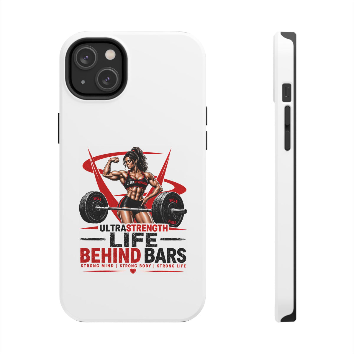 Phone Case — 'Life Behind Bars' Weightlifting Strength Gym Phone Cover