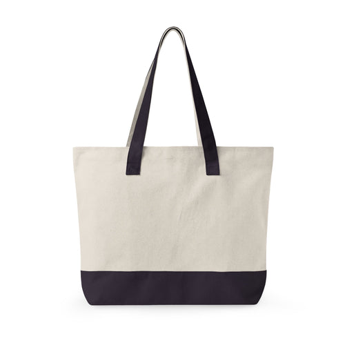 'Life Behind Bars' Zippered Canvas Tote
