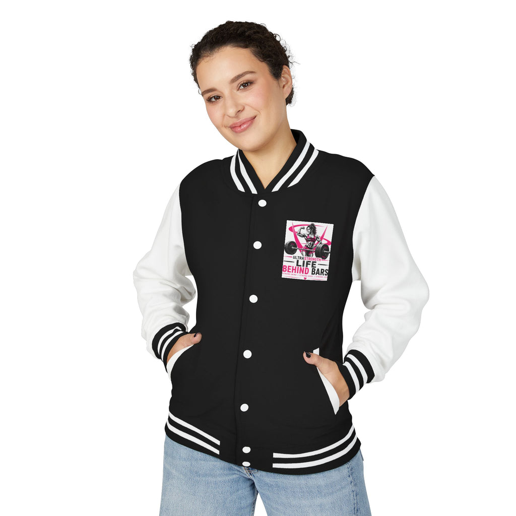 Letterman Jacket — "Life Behind Bars" Weightlifting Varsity Jacket