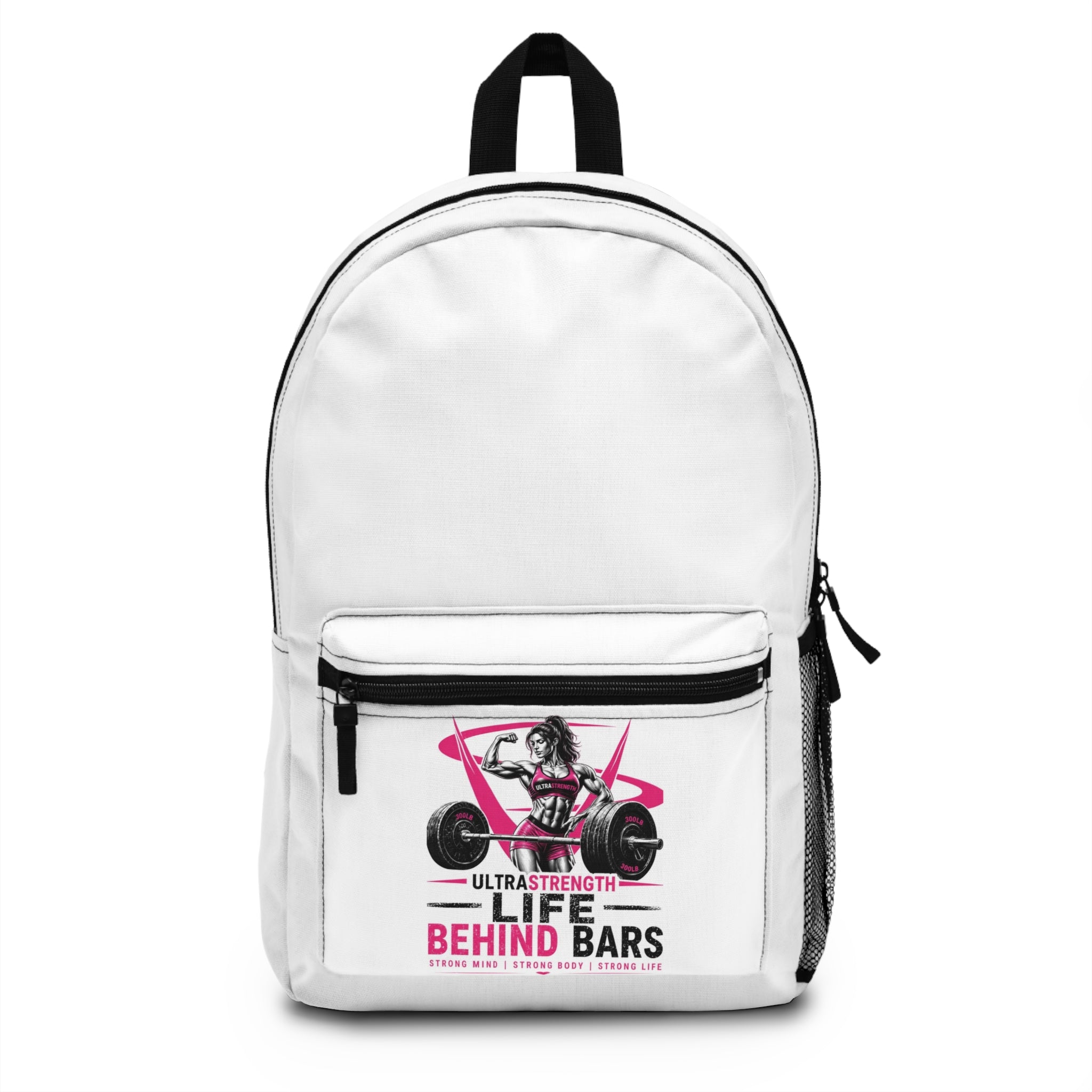 Fitness Backpack — “Ultra Strength Life” Weightlifting Gym Pack