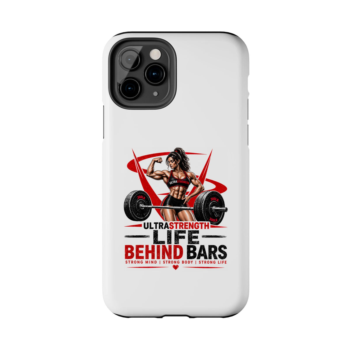 Phone Case — 'Life Behind Bars' Weightlifting Strength Gym Phone Cover