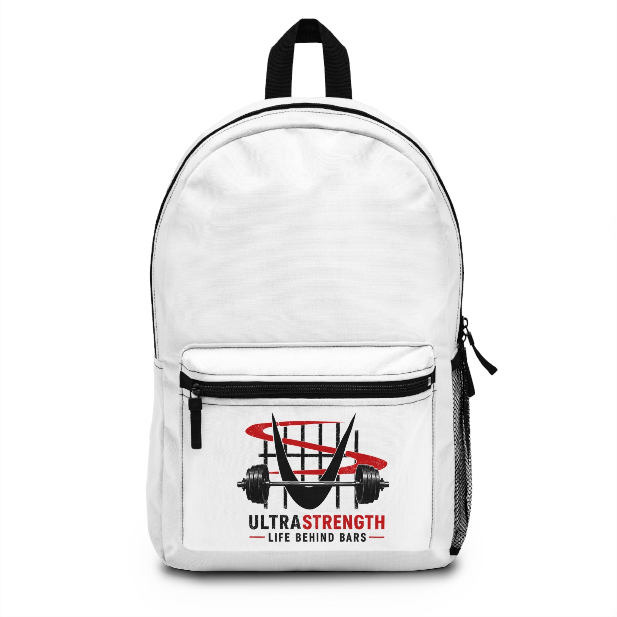 UltraStrength Life Behind Bars Weightlifting Gym Backpack