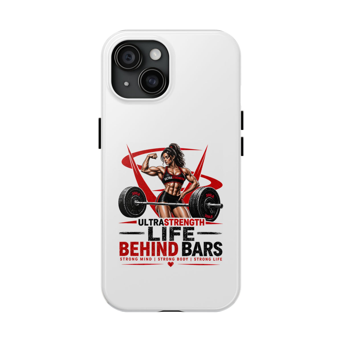 Phone Case — 'Life Behind Bars' Weightlifting Strength Gym Phone Cover