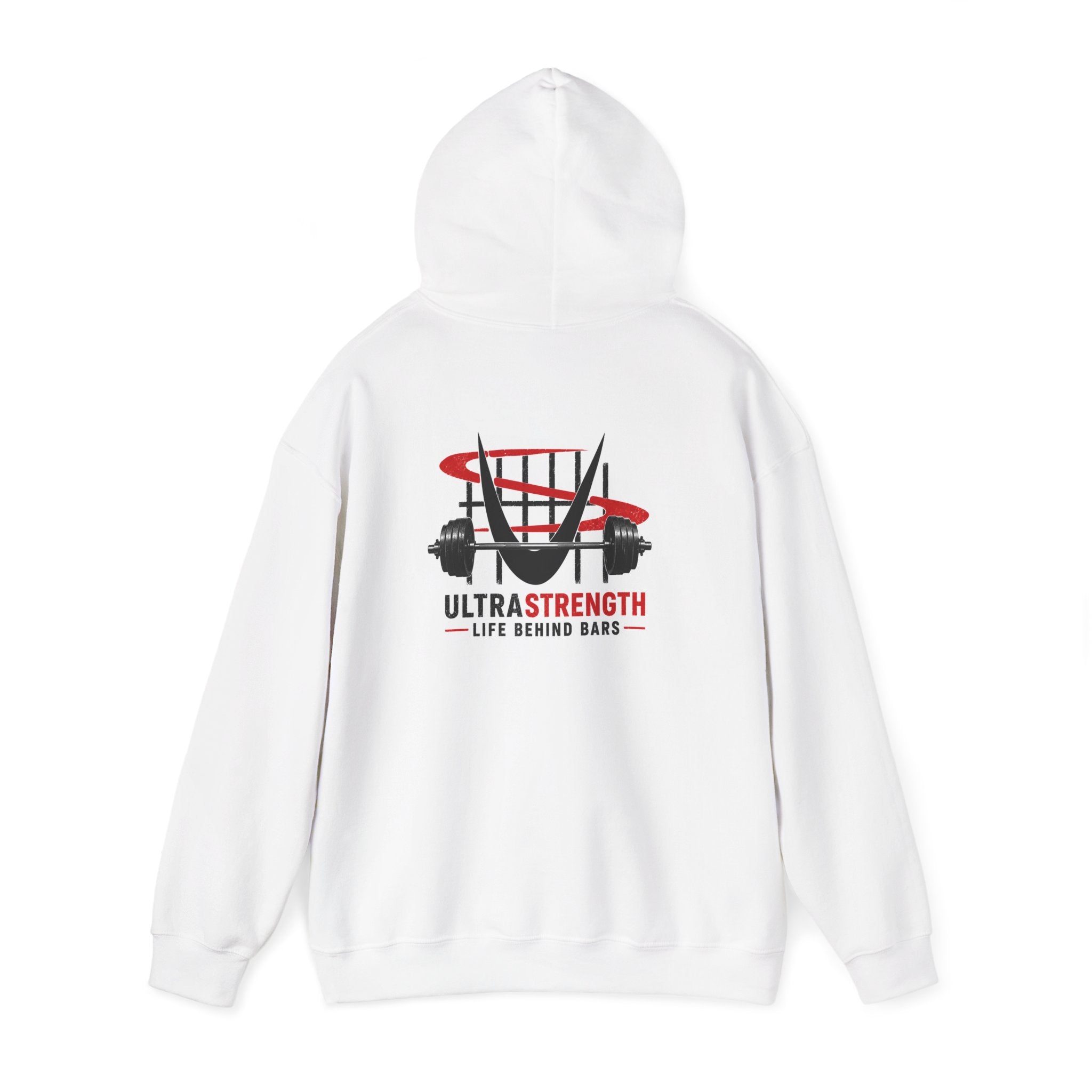 Strength Hoodie — "Ultrastrength: Life Behind Bars" Gym Pullover