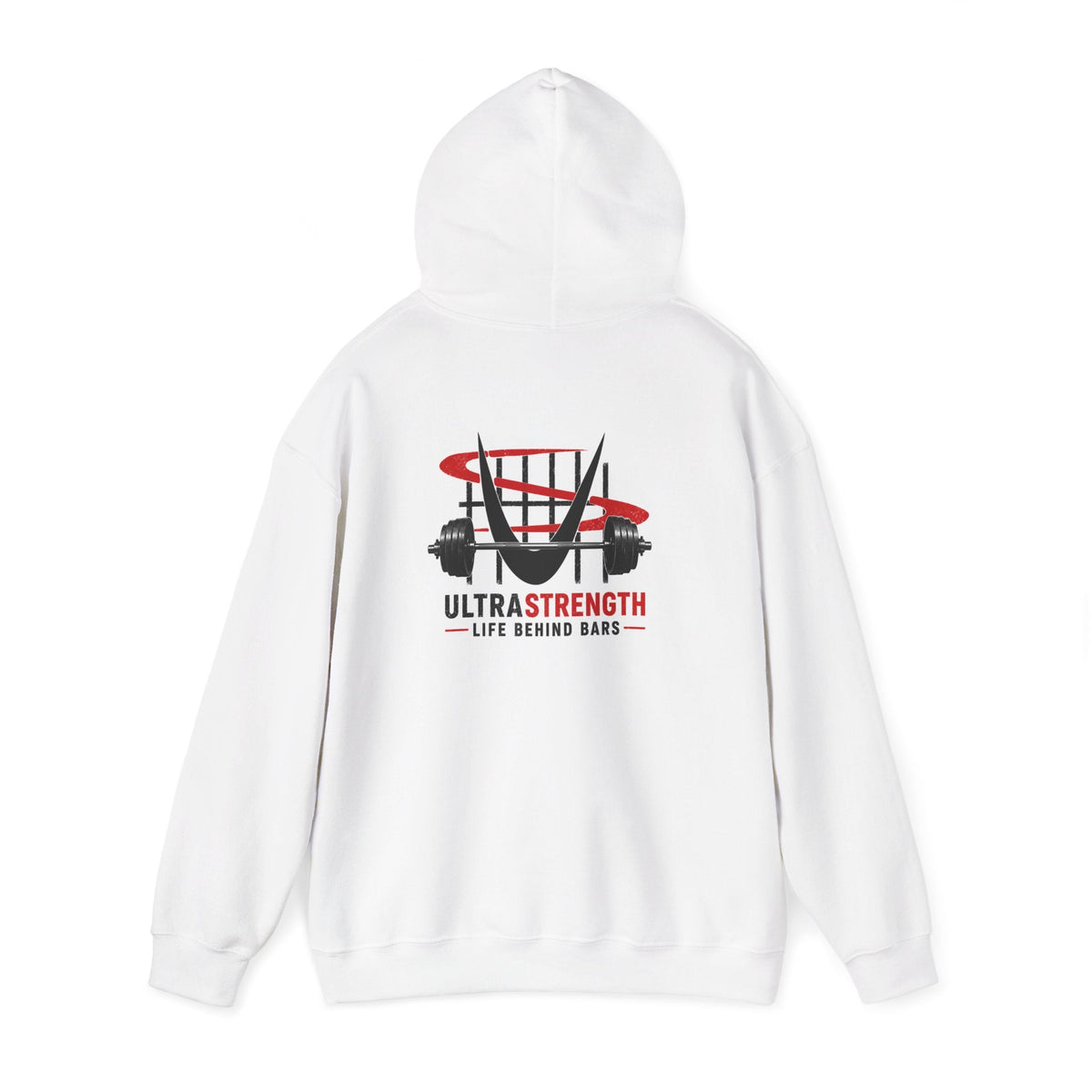 Strength Hoodie — "Ultrastrength: Life Behind Bars" Gym Pullover