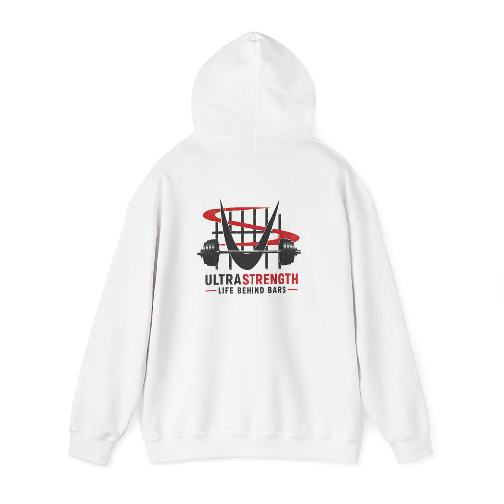 Strength Hoodie — "Ultrastrength: Life Behind Bars" Gym Pullover