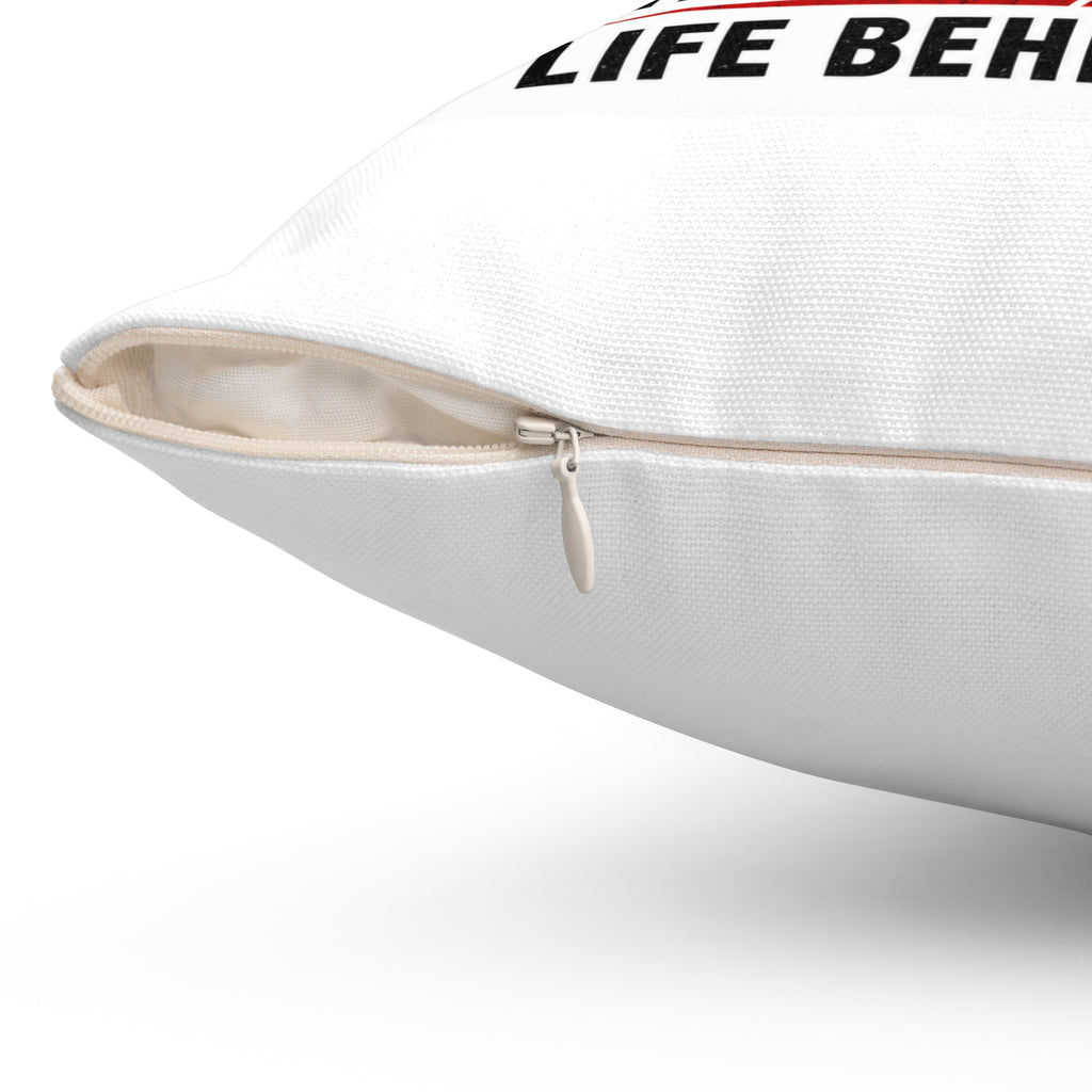 Fitness Pillow — "Ultra Strength: Life Behind Bars" Weightlifting Throw Pillow
