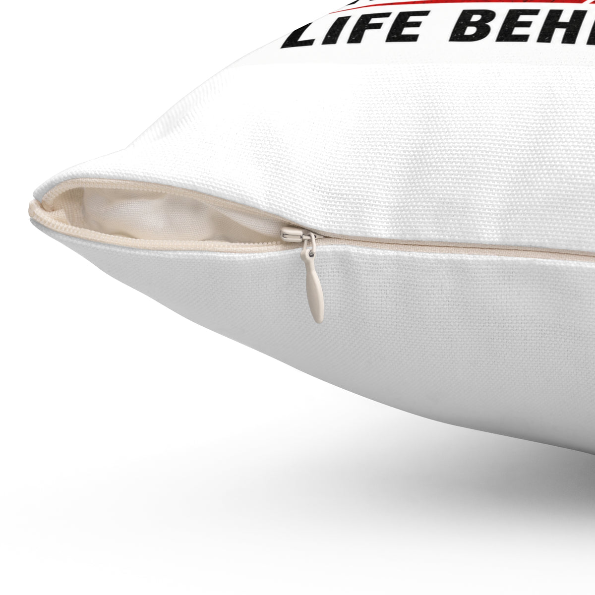 Fitness Pillow — "Ultra Strength: Life Behind Bars" Weightlifting Throw Pillow