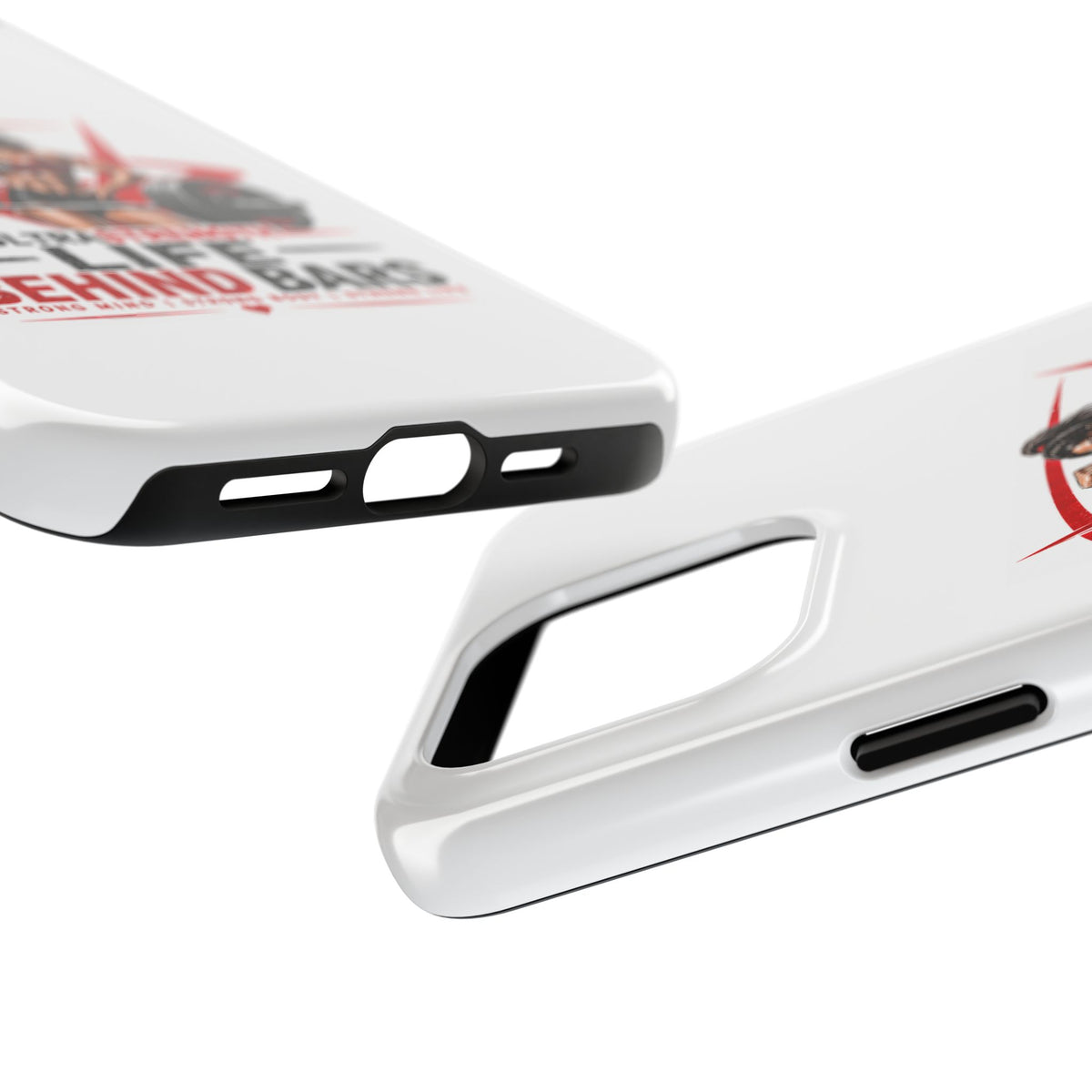 Phone Case — 'Life Behind Bars' Weightlifting Strength Gym Phone Cover