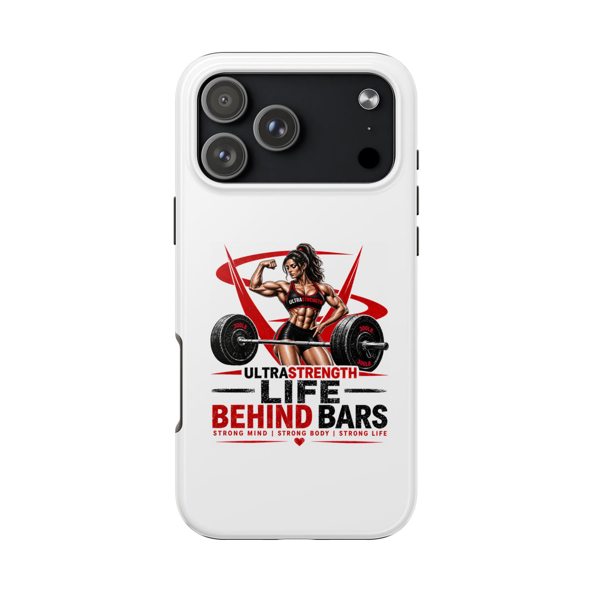 Phone Case — 'Life Behind Bars' Weightlifting Strength Gym Phone Cover