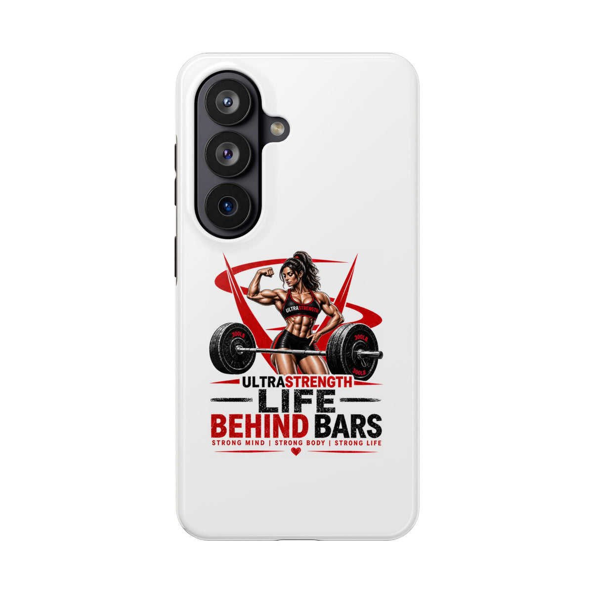 Phone Case — 'Life Behind Bars' Weightlifting Strength Gym Phone Cover