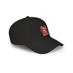 Low Profile Baseball Cap — 'Behind Bars' Biker Pin-Up Graphic Hat
