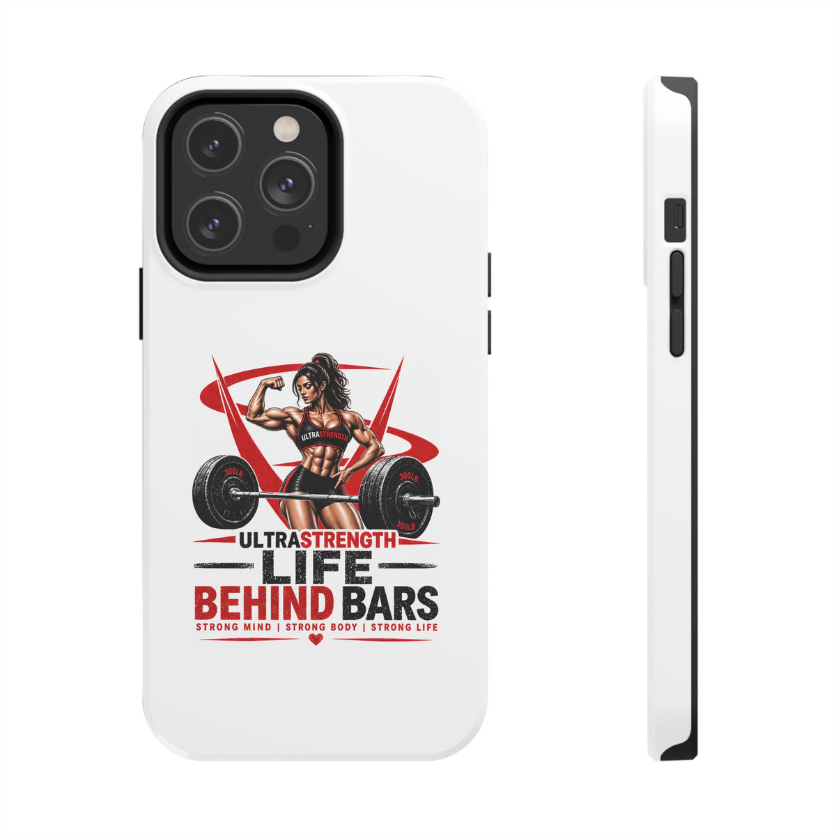 Phone Case — 'Life Behind Bars' Weightlifting Strength Gym Phone Cover