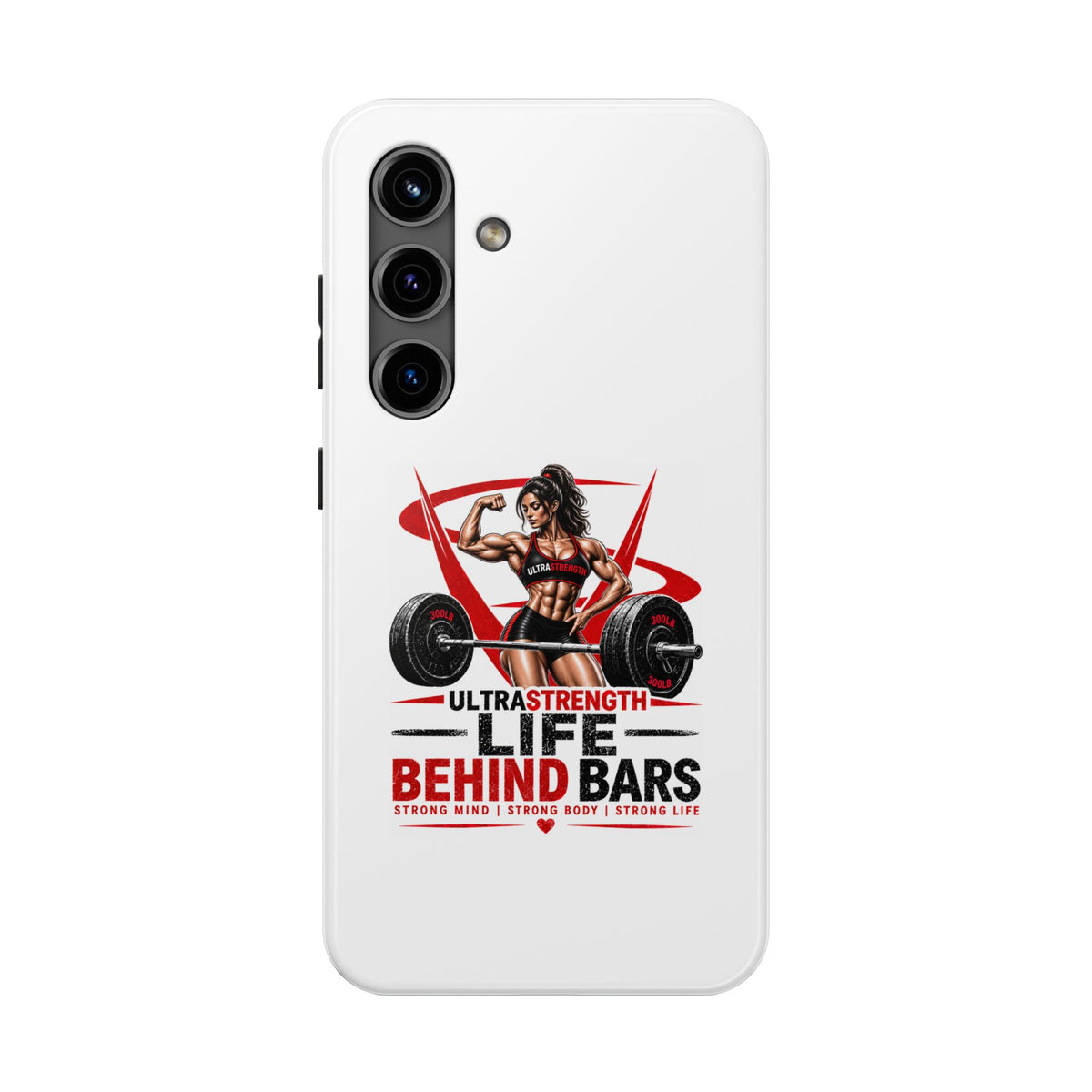 Phone Case — 'Life Behind Bars' Weightlifting Strength Gym Phone Cover