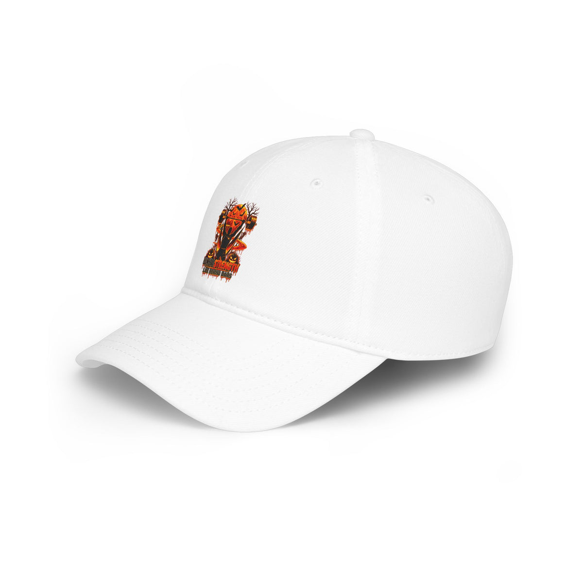 Halloween Scarecrow Skull Cap - Low Profile Baseball Hat