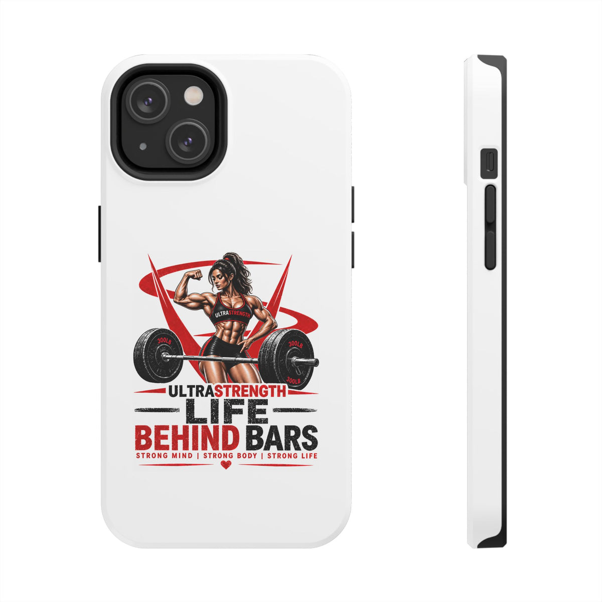 Phone Case — 'Life Behind Bars' Weightlifting Strength Gym Phone Cover