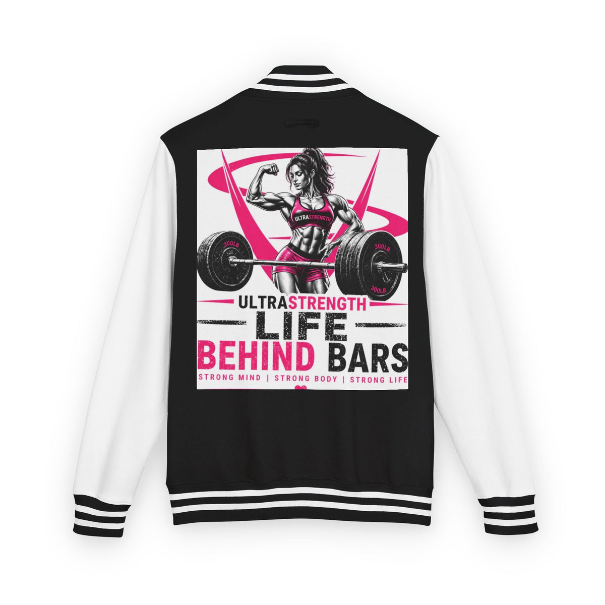 Letterman Jacket — "Life Behind Bars" Weightlifting Varsity Jacket