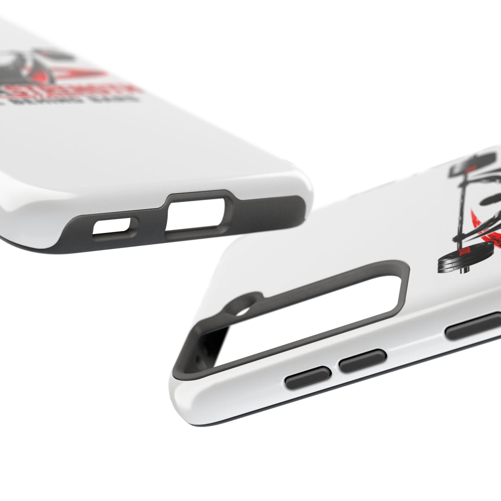 Ultra Strength 'Life Behind Bars' Tough Phone Case — Weightlifting Barbell Design